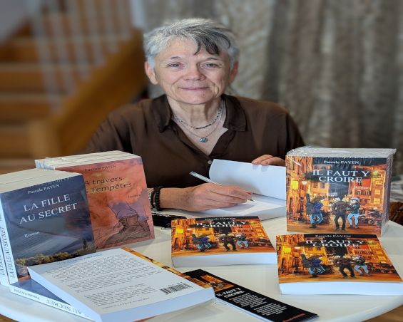 Pascale Payen à la médiathèque